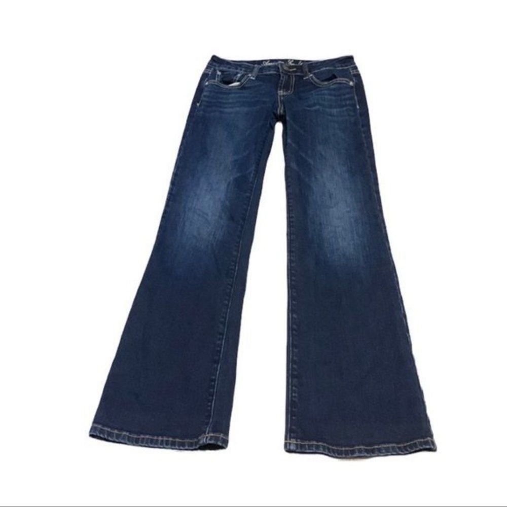 Women's AE Y2K Favorite Boyfriend Low Rise Stretch Jeans (2 Short)